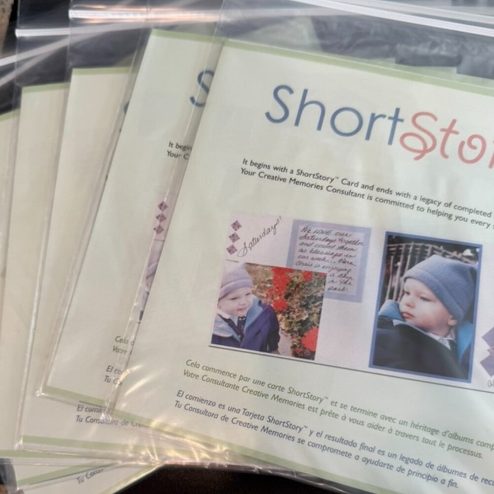 Creative Memories Short Story 6 pack of cards